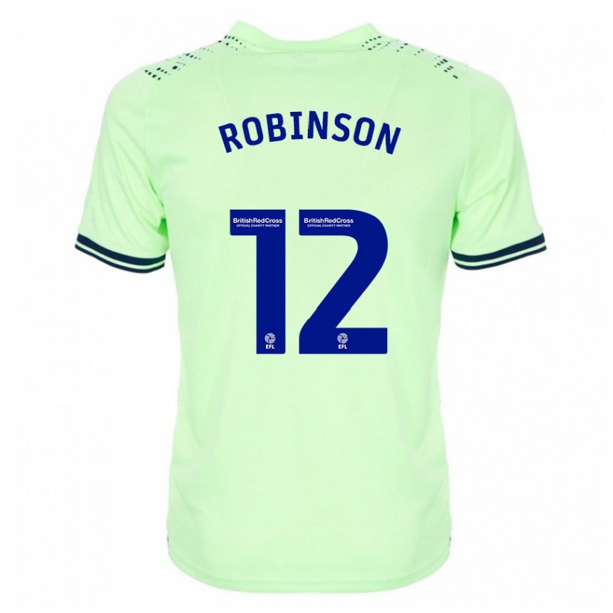 Kids Football Leanne Robinson #12 Navy Away Jersey 2023/24 T-Shirt