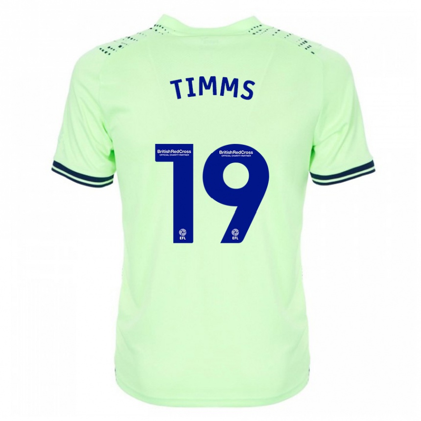 Kids Football Maria Timms #19 Navy Away Jersey 2023/24 T-Shirt