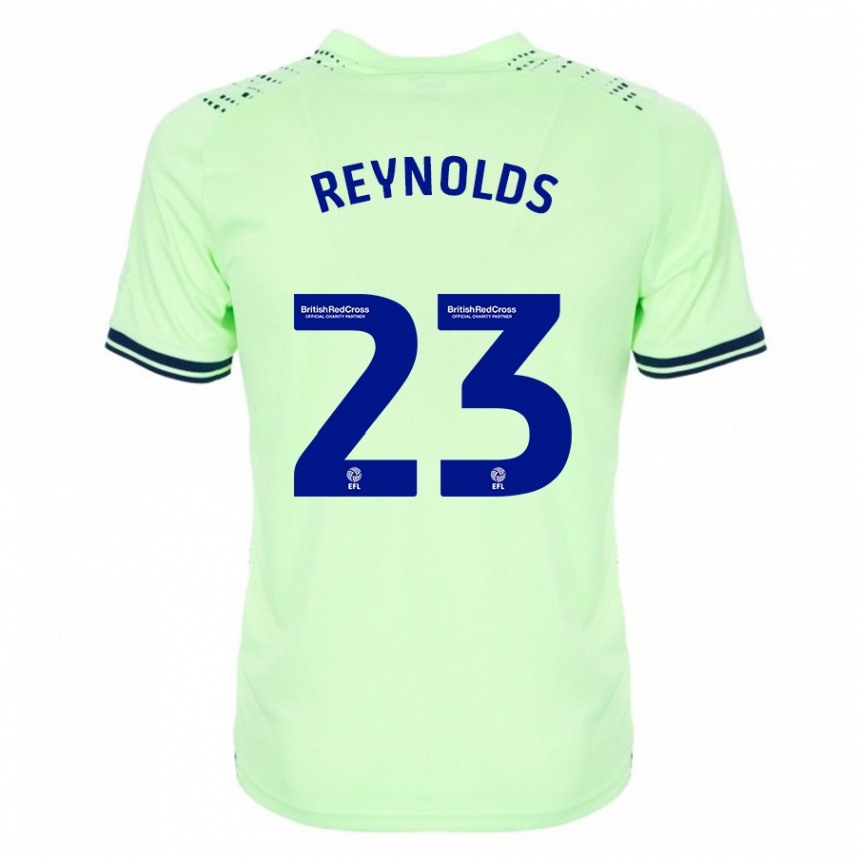 Kids Football Taylor Reynolds #23 Navy Away Jersey 2023/24 T-Shirt