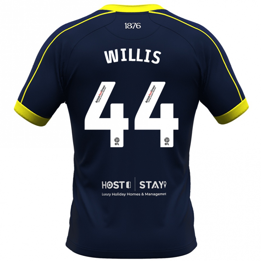 Kids Football Pharrell Willis #44 Navy Away Jersey 2023/24 T-Shirt