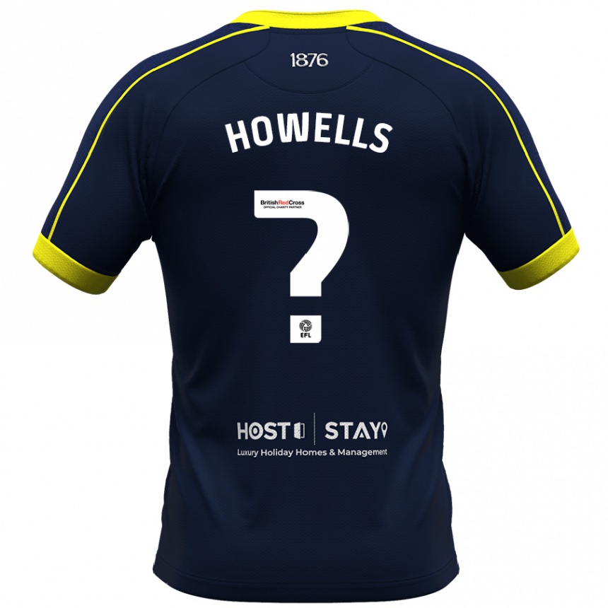 Kids Football Max Howells #0 Navy Away Jersey 2023/24 T-Shirt