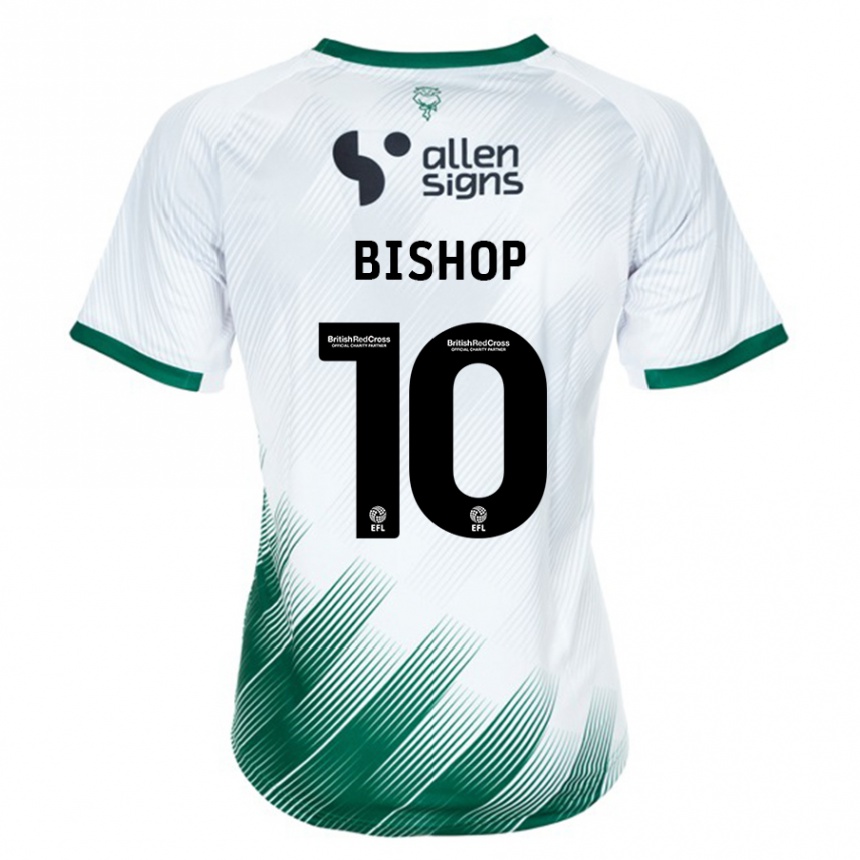 Kids Football Teddy Bishop #10 White Away Jersey 2023/24 T-Shirt