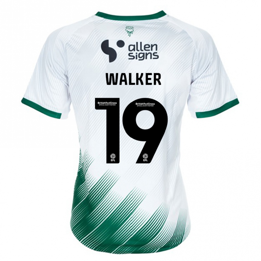 Kids Football Tyler Walker #19 White Away Jersey 2023/24 T-Shirt