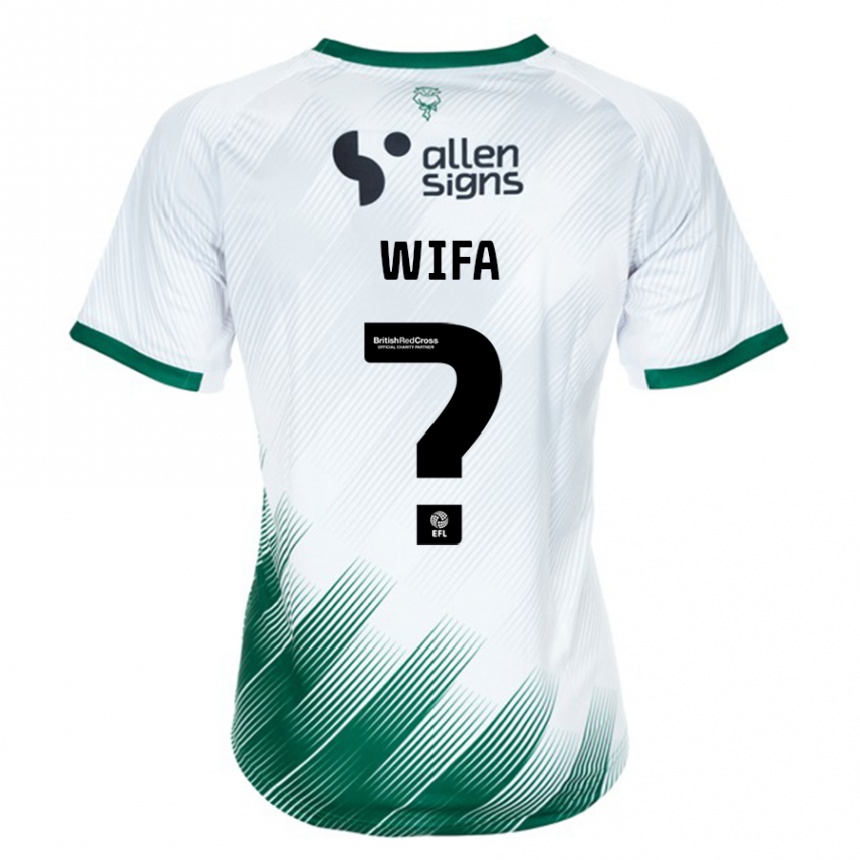 Kids Football Dakara Wifa #0 White Away Jersey 2023/24 T-Shirt