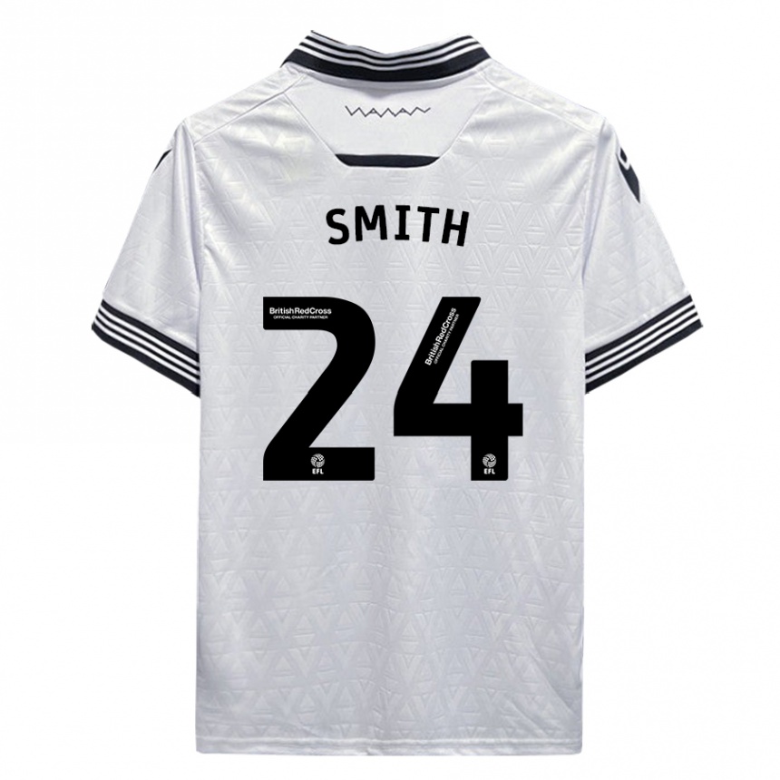 Kids Football Michael Smith #24 White Away Jersey 2023/24 T-Shirt