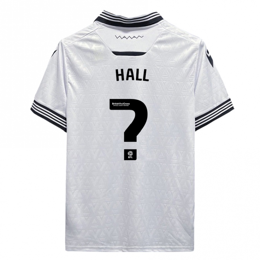 Kids Football Jack Hall #0 White Away Jersey 2023/24 T-Shirt