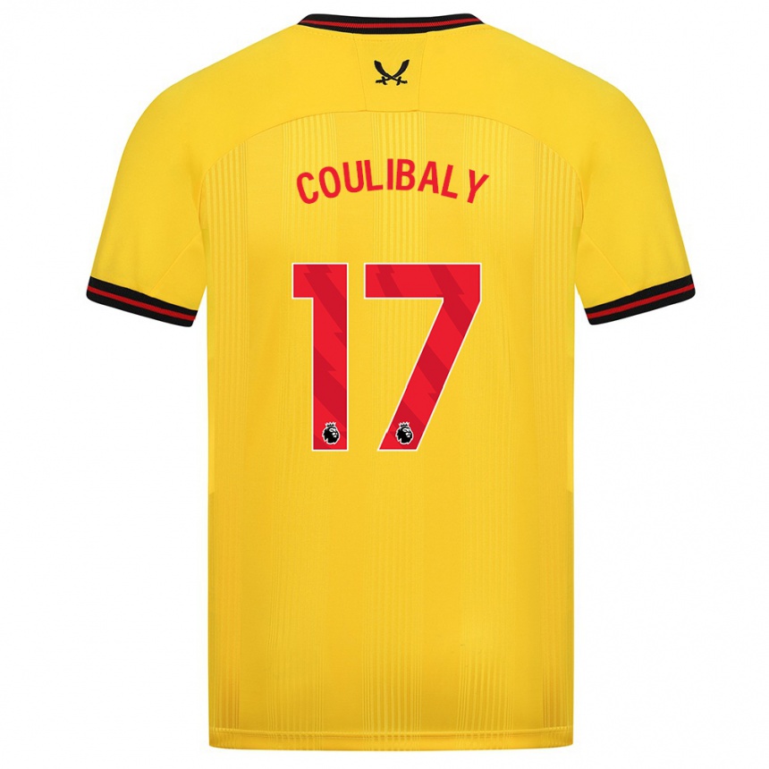 Kids Football Ismaila Coulibaly #17 Yellow Away Jersey 2023/24 T-Shirt