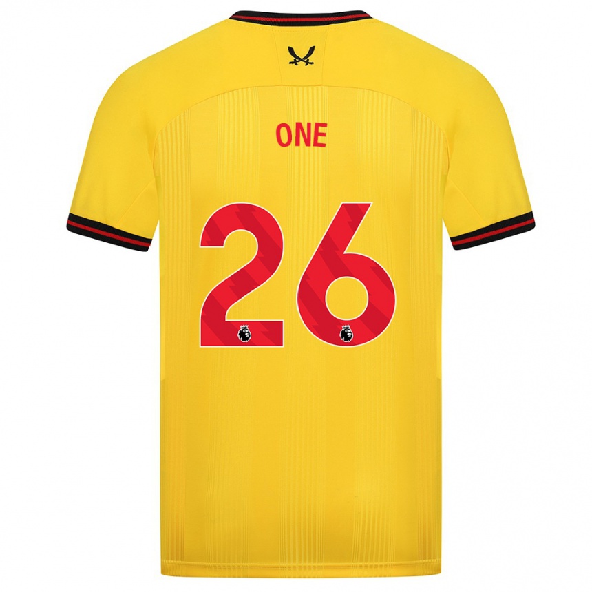 Kids Football Ryan Oné #26 Yellow Away Jersey 2023/24 T-Shirt