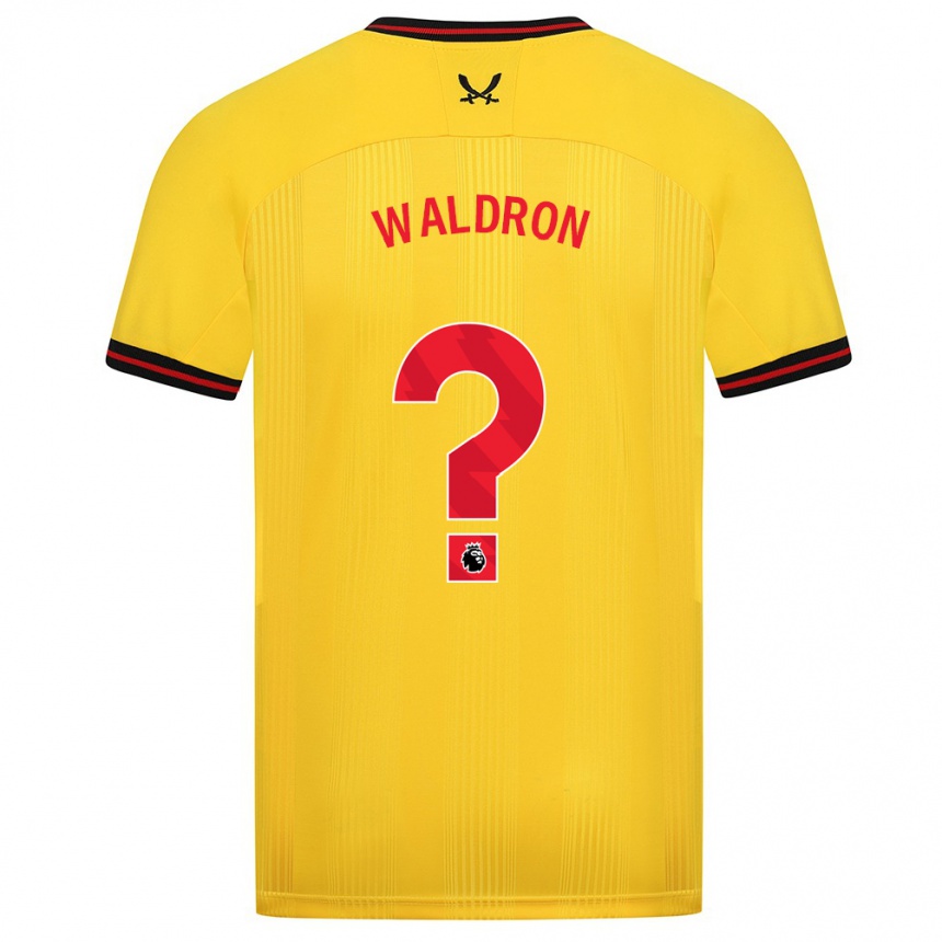 Kids Football Jack Waldron #0 Yellow Away Jersey 2023/24 T-Shirt