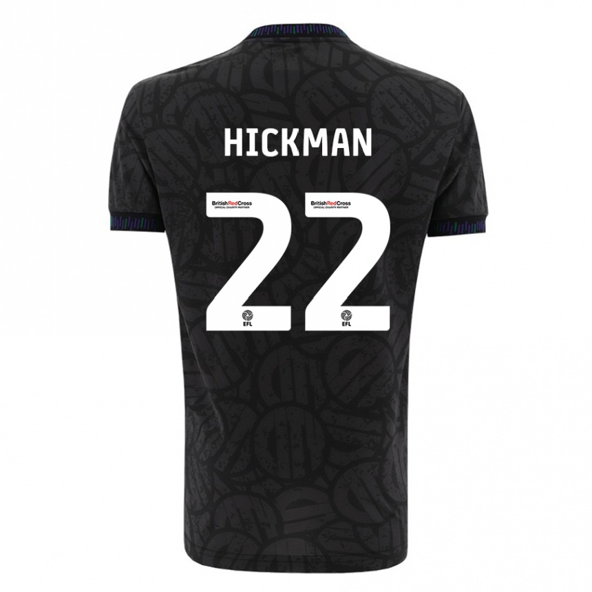 Kids Football Taylor Gardner-Hickman #22 Black Away Jersey 2023/24 T-Shirt