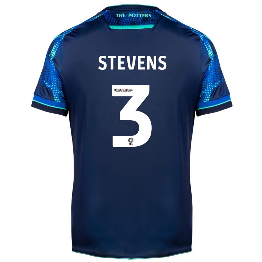 Kids Football Enda Stevens #3 Navy Away Jersey 2023/24 T-Shirt