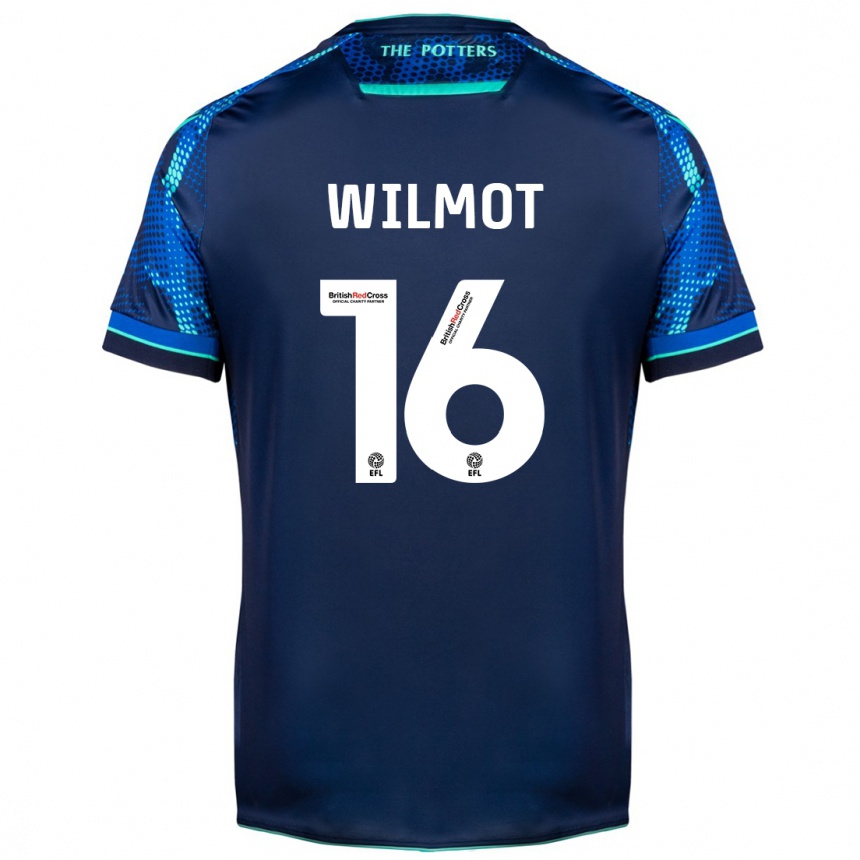 Kids Football Ben Wilmot #16 Navy Away Jersey 2023/24 T-Shirt