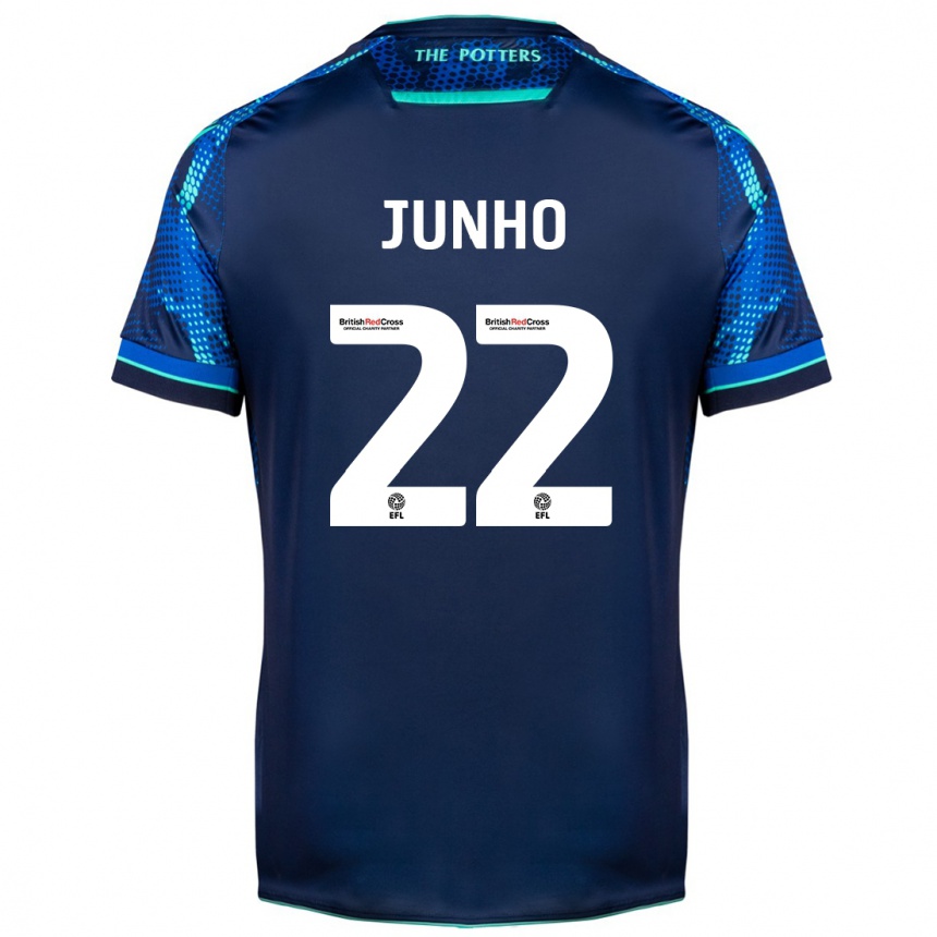 Kids Football Joon-Ho Bae #22 Navy Away Jersey 2023/24 T-Shirt