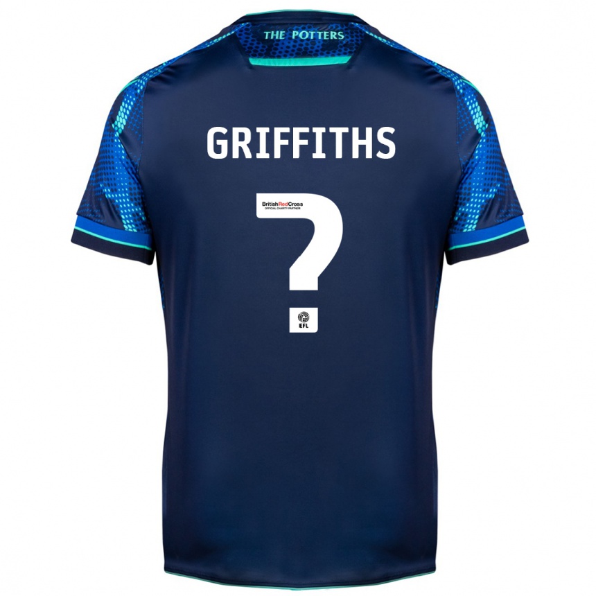 Kids Football Jack Griffiths #0 Navy Away Jersey 2023/24 T-Shirt