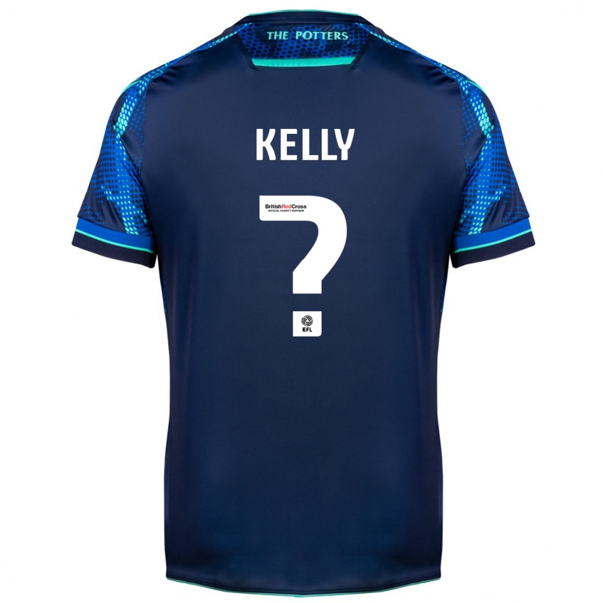 Kids Football Jackson Kelly #0 Navy Away Jersey 2023/24 T-Shirt