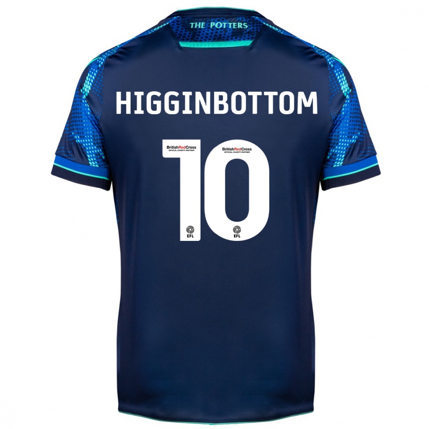 Kids Football Alice Higginbottom #10 Navy Away Jersey 2023/24 T-Shirt