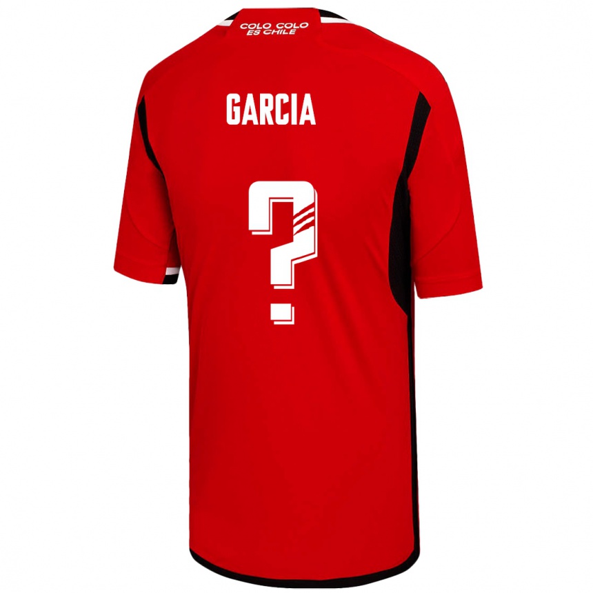 Kids Football Francisco García #0 Red Away Jersey 2023/24 T-Shirt