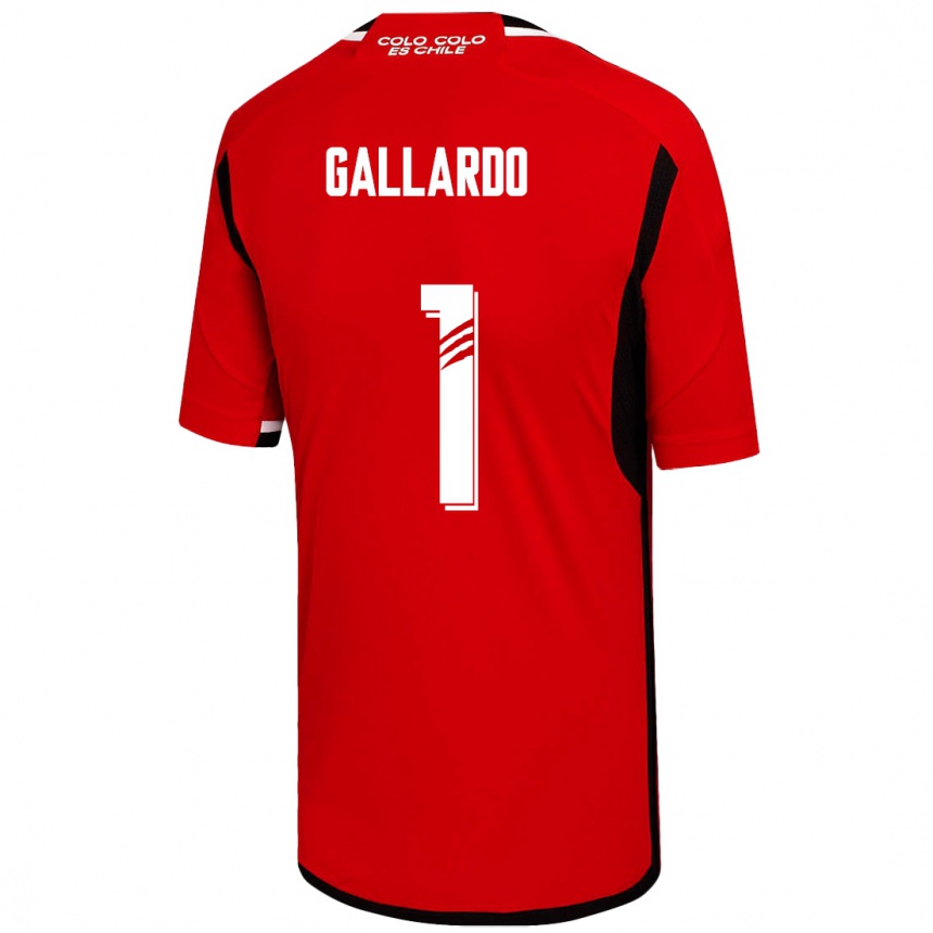 Kids Football Alexia Gallardo #1 Red Away Jersey 2023/24 T-Shirt