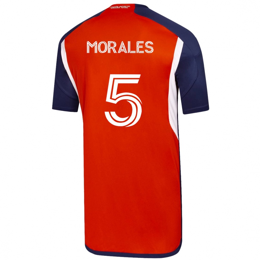 Kids Football Mariana Morales #5 White Away Jersey 2023/24 T-Shirt