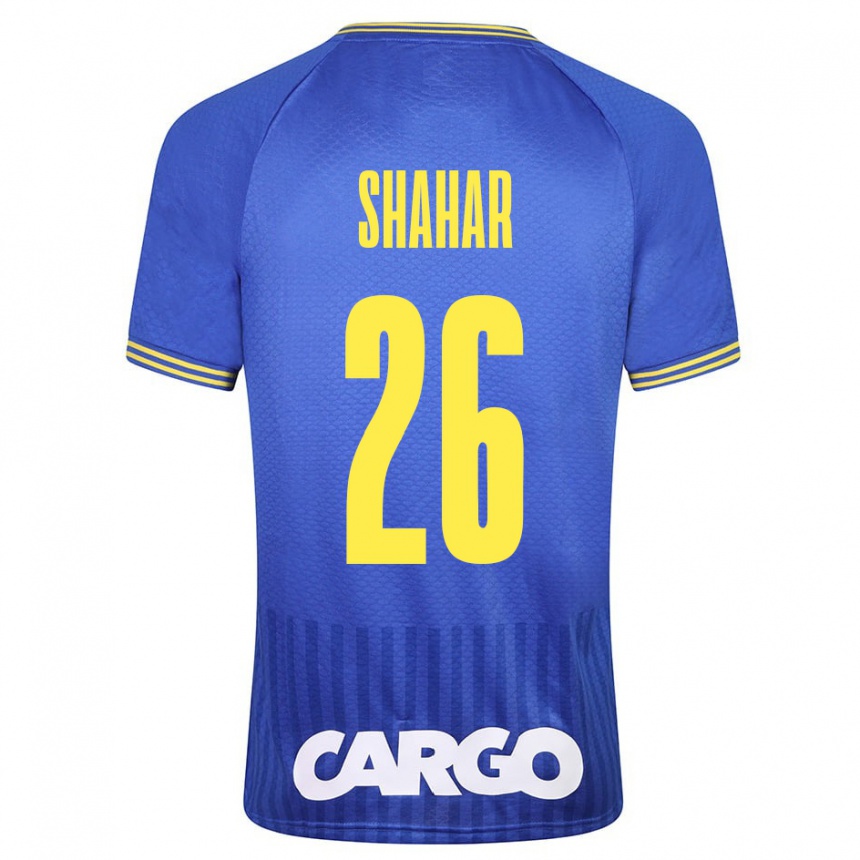 Kids Football Ido Shahar #26 Blue Away Jersey 2023/24 T-Shirt
