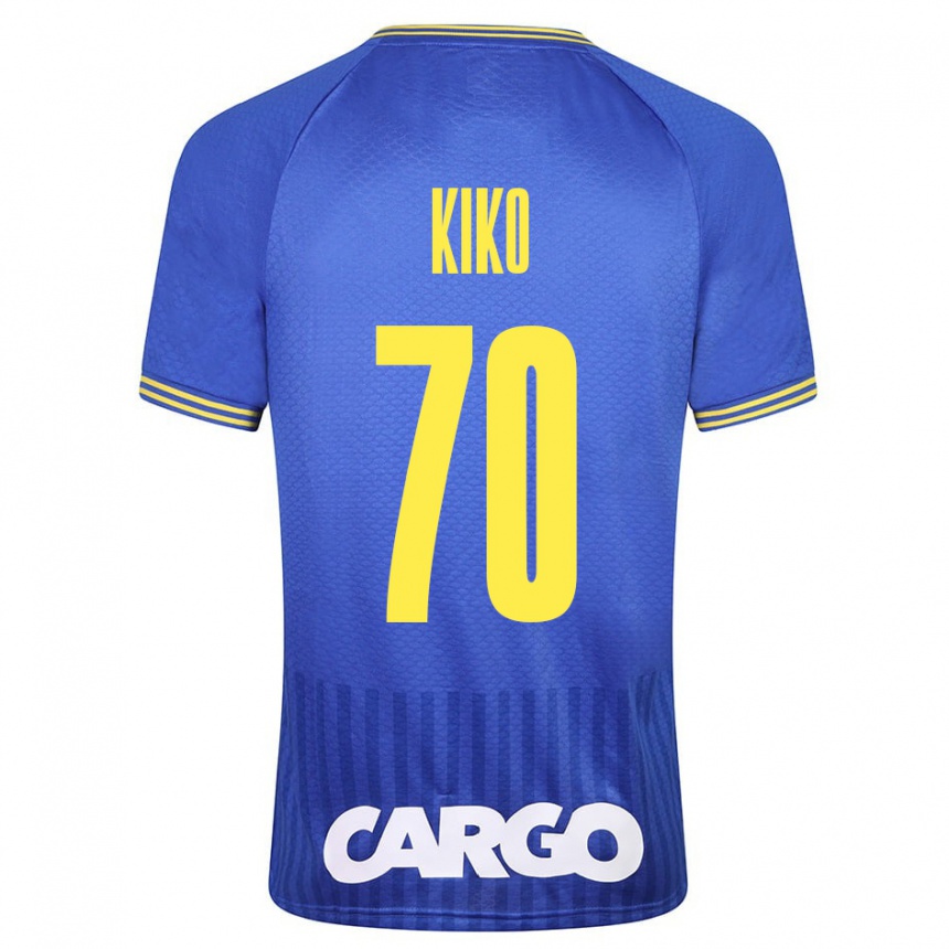 Kids Football Kiko Bondoso #70 Blue Away Jersey 2023/24 T-Shirt