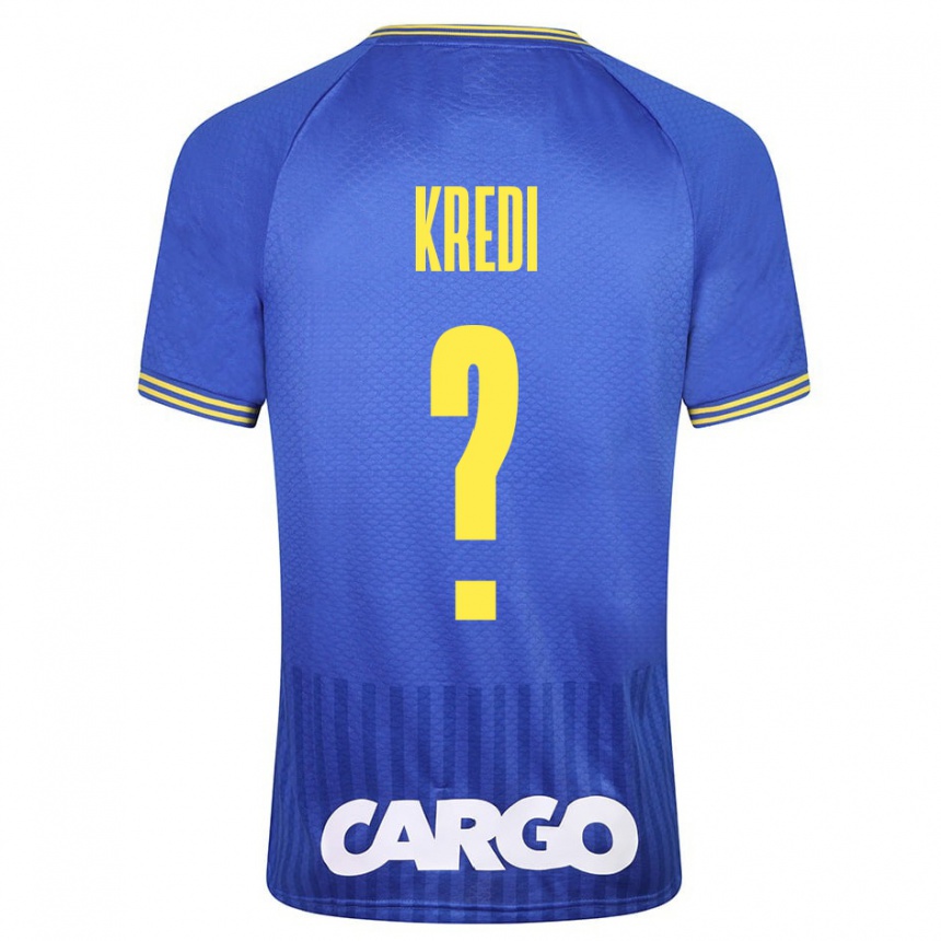 Kids Football Amit Kredi #0 Blue Away Jersey 2023/24 T-Shirt