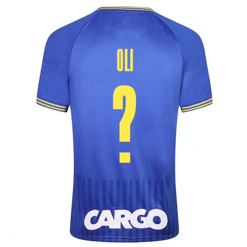 Kids Football Ido Oli #0 Blue Away Jersey 2023/24 T-Shirt