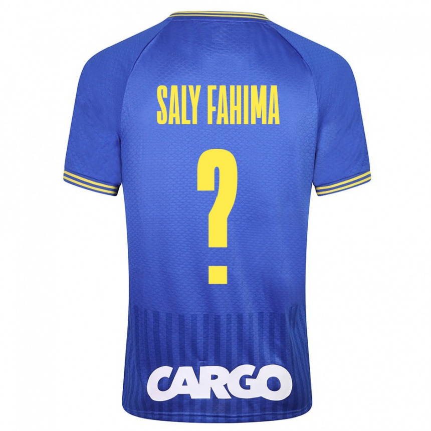 Kids Football Israel Saly Fahima #0 Blue Away Jersey 2023/24 T-Shirt