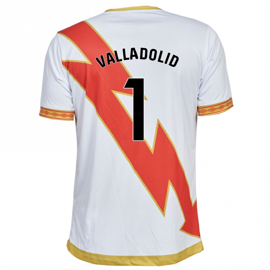 Men Football Miriam Valladolid Sánchez #1 White Home Jersey 2023/24 T-Shirt