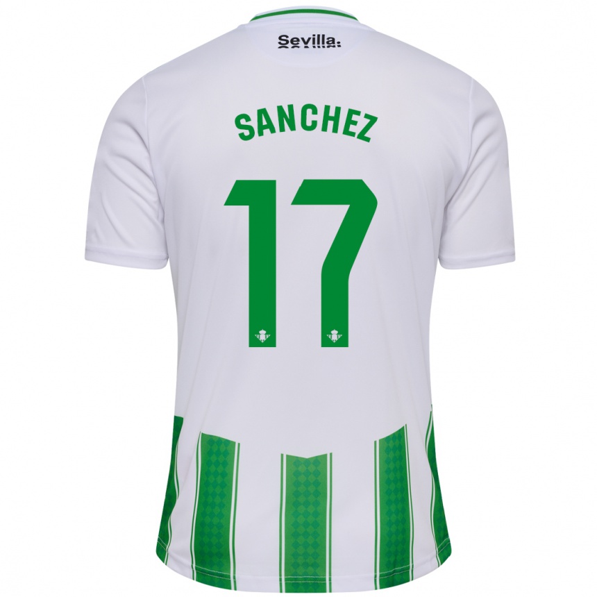 Men Football Rodri Sánchez #17 White Home Jersey 2023/24 T-Shirt