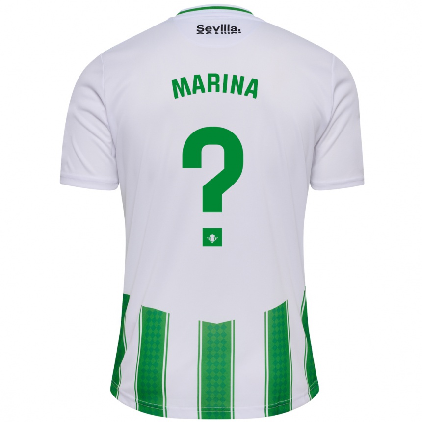 Men Football Rodrigo Marina #0 White Home Jersey 2023/24 T-Shirt