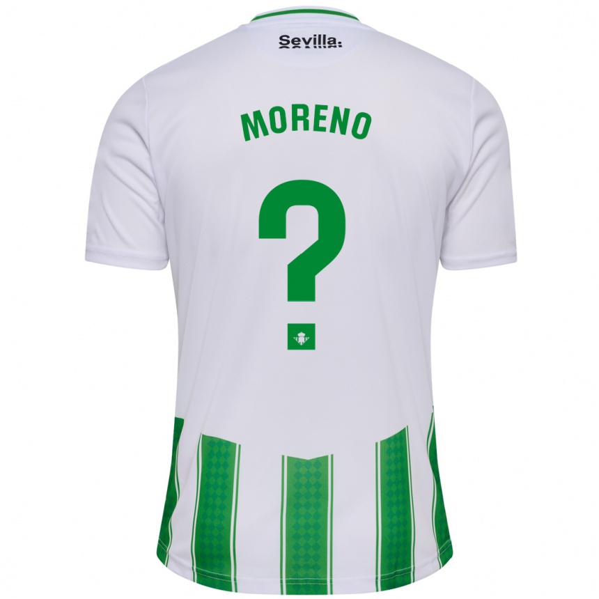 Men Football Marc Moreno #0 White Home Jersey 2023/24 T-Shirt