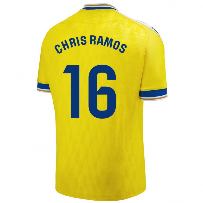 Men Football Chris Ramos #16 Yellow Home Jersey 2023/24 T-Shirt