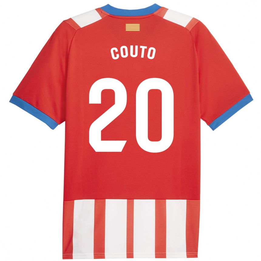 Men Football Yan Couto #20 Red White Home Jersey 2023/24 T-Shirt