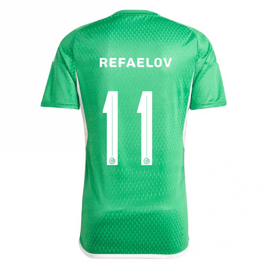 Men Football Lior Refaelov #11 White Blue Home Jersey 2023/24 T-Shirt