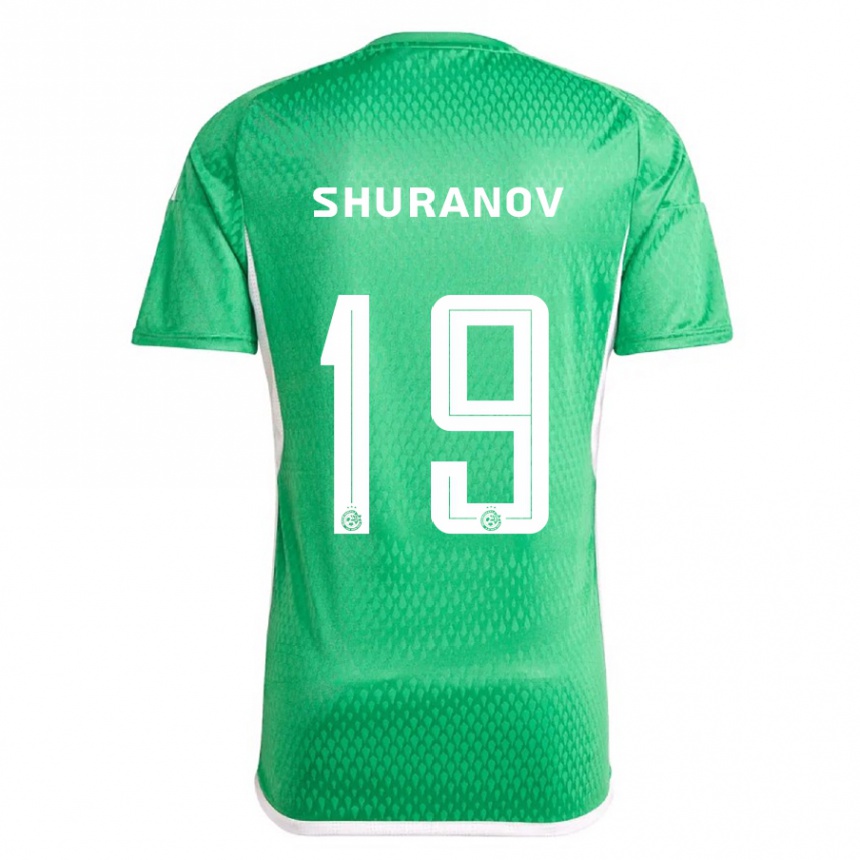 Men Football Erik Shuranov #19 White Blue Home Jersey 2023/24 T-Shirt