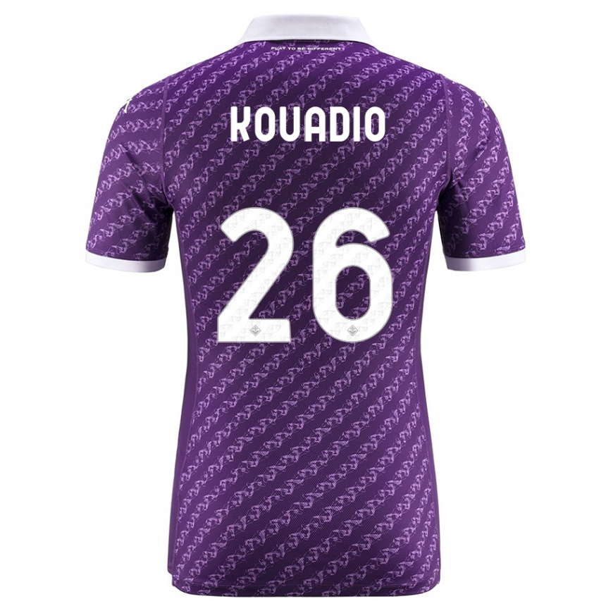 Men Football Eddy Kouadio #26 Violet Home Jersey 2023/24 T-Shirt