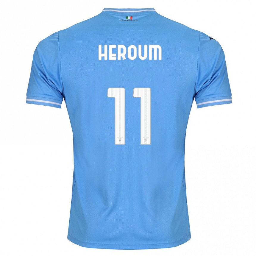 Men Football Nora Heroum #11 Blue Home Jersey 2023/24 T-Shirt