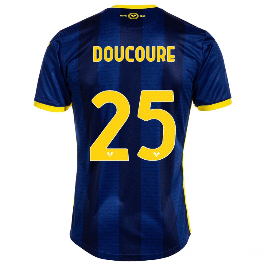 Men Football Mamedi Doucouré #25 Navy Home Jersey 2023/24 T-Shirt