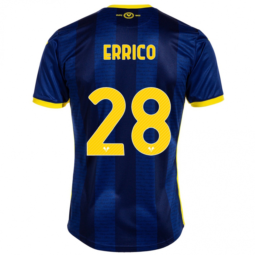 Men Football Emma Raffaella Errico #28 Navy Home Jersey 2023/24 T-Shirt