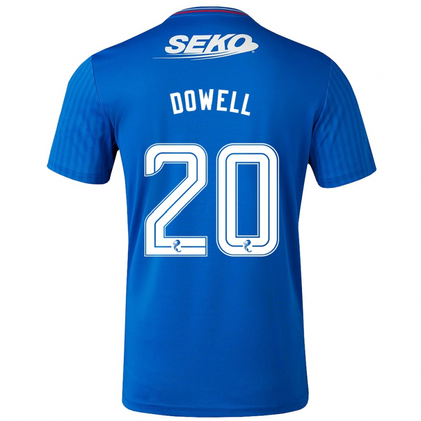 Men Football Kieran Dowell #20 Blue Home Jersey 2023/24 T-Shirt