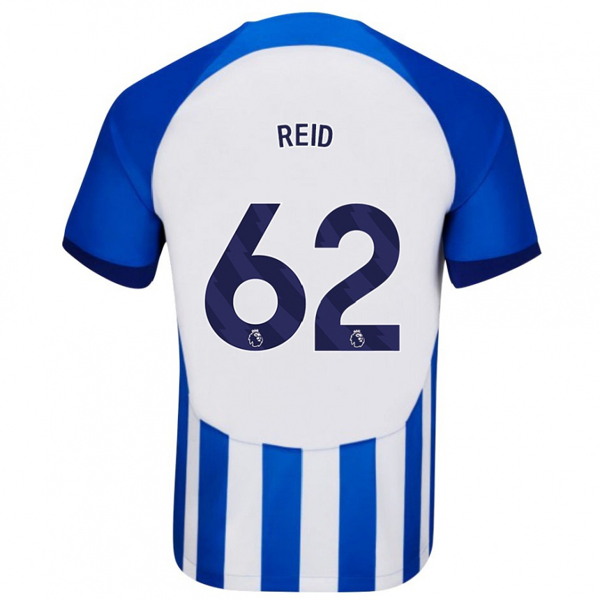 Men Football Tommy Reid #62 Blue Home Jersey 2023/24 T-Shirt