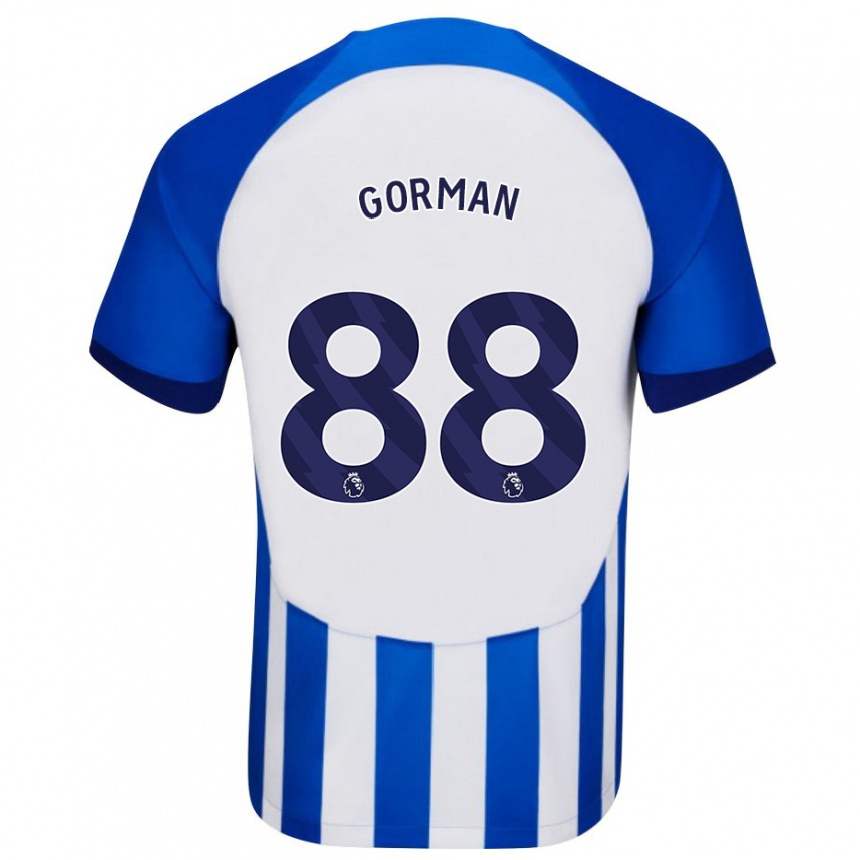 Men Football Ronnie Gorman #88 Blue Home Jersey 2023/24 T-Shirt