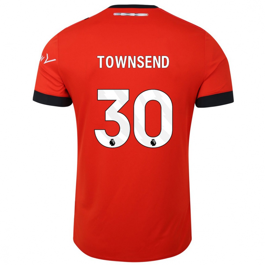 Men Football Andros Townsend #30 Red Home Jersey 2023/24 T-Shirt