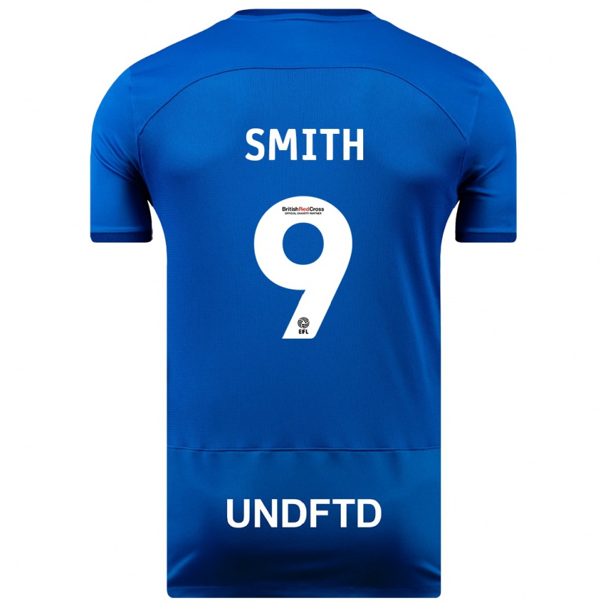 Men Football Libby Smith #9 Blue Home Jersey 2023/24 T-Shirt