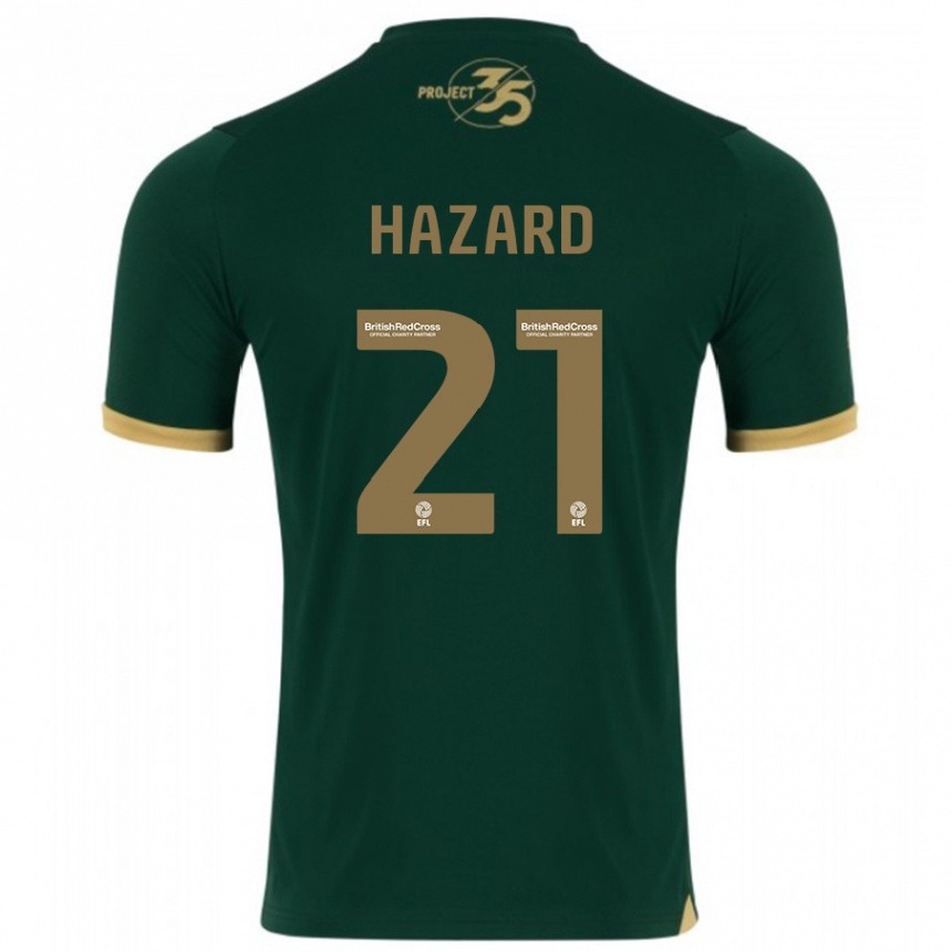 Men Football Conor Hazard #21 Green Home Jersey 2023/24 T-Shirt