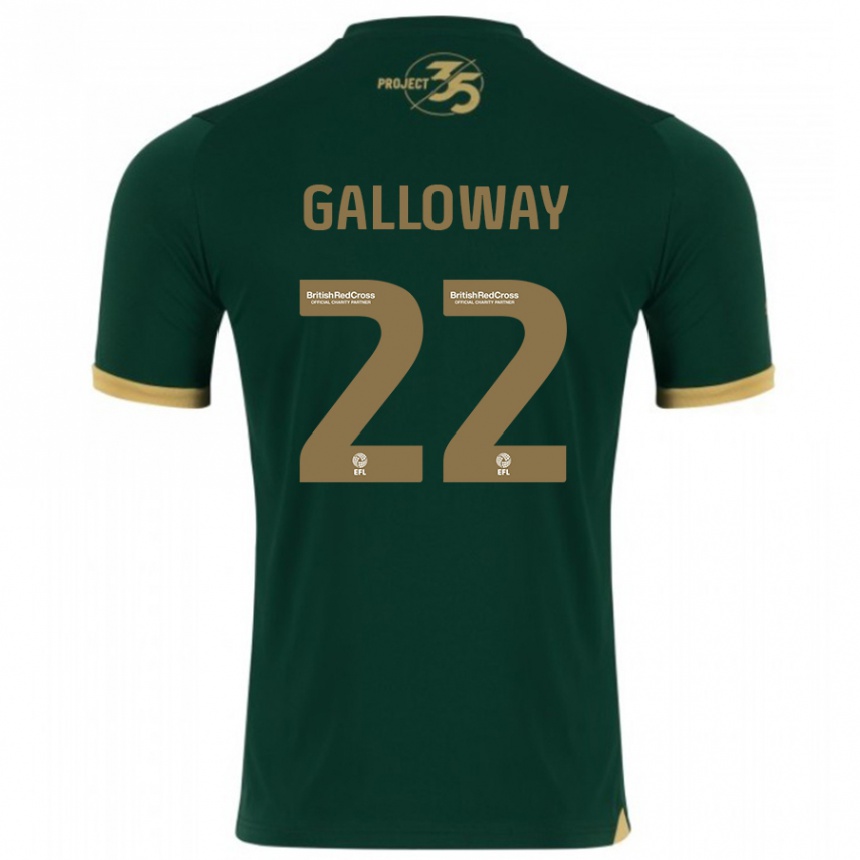 Men Football Brendan Galloway #22 Green Home Jersey 2023/24 T-Shirt