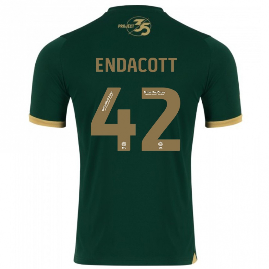 Men Football Jack Endacott #42 Green Home Jersey 2023/24 T-Shirt