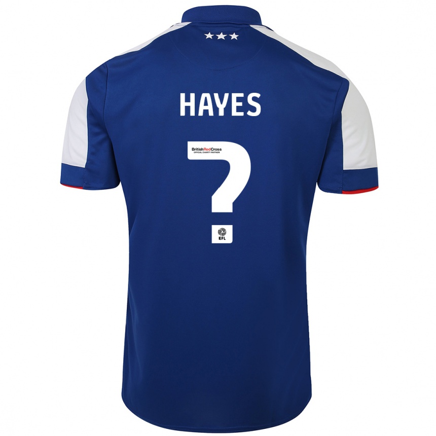 Men Football Nick Hayes #0 Blue Home Jersey 2023/24 T-Shirt