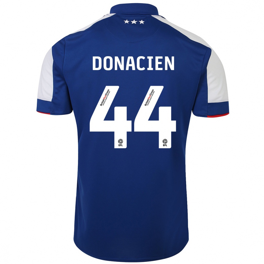 Men Football Janoi Donacien #44 Blue Home Jersey 2023/24 T-Shirt